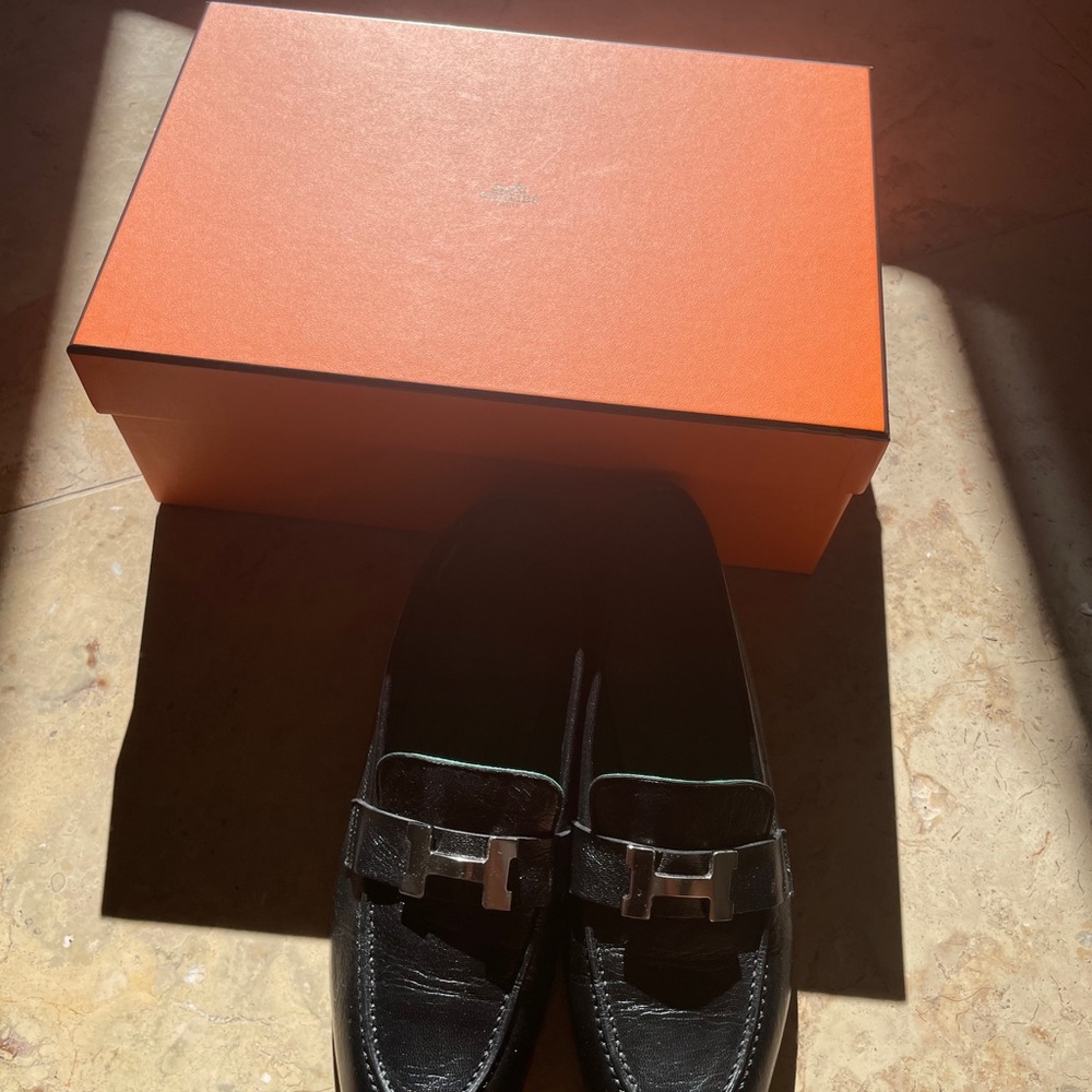 Brand new in box Hermès loafers